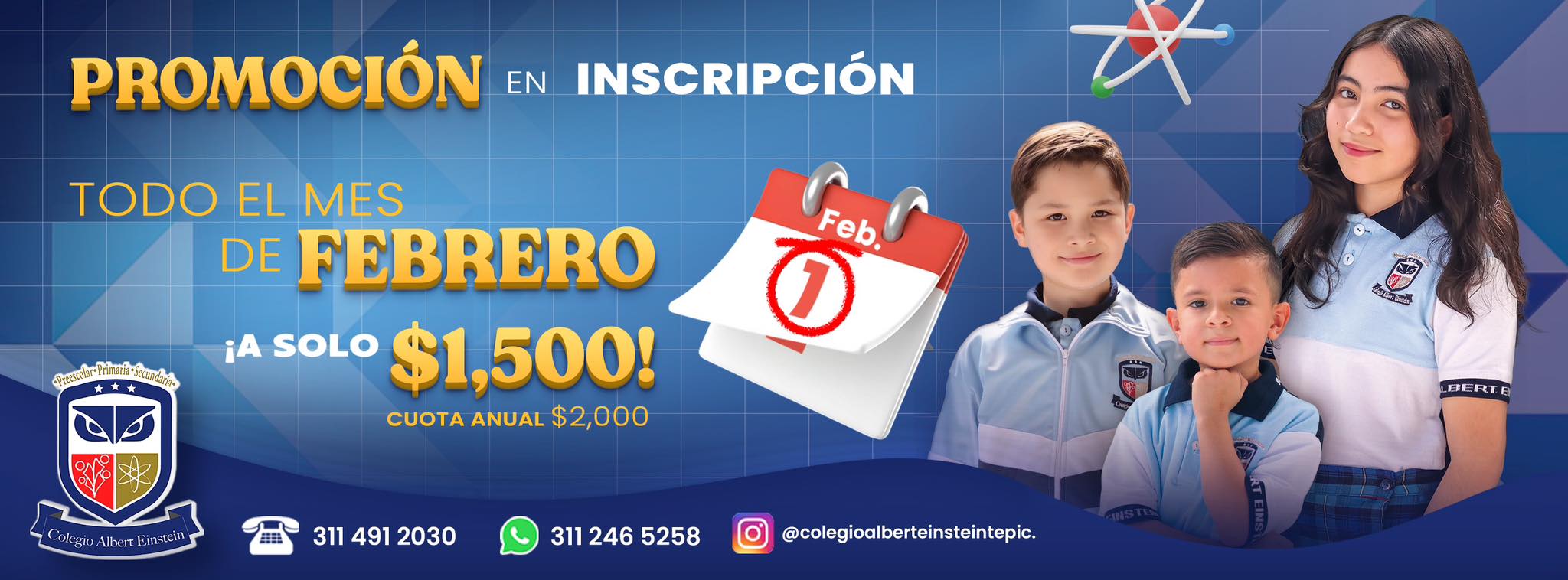 Inscripción banner